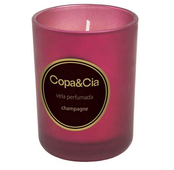Vela Aromática Essence Color Champanhe - Copa &Cia