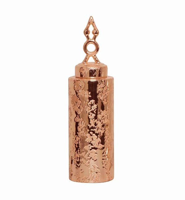 Vaso Alto Capadocia Bronze Rosé Envelhecido