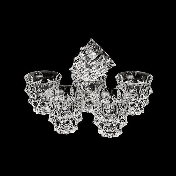 Cj 6 Copos Baixo Cristal Fortune 300ml - Bohemia