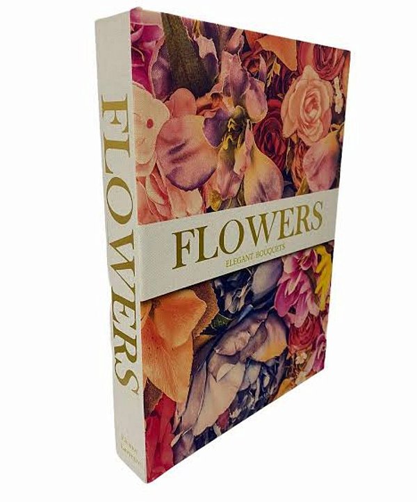 Caixa Livro Flowers Elegant Bouquets