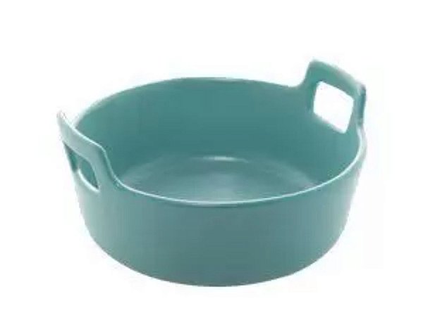 Mini Travessa Porcelana Nórtica Menta - Bon Gourmet