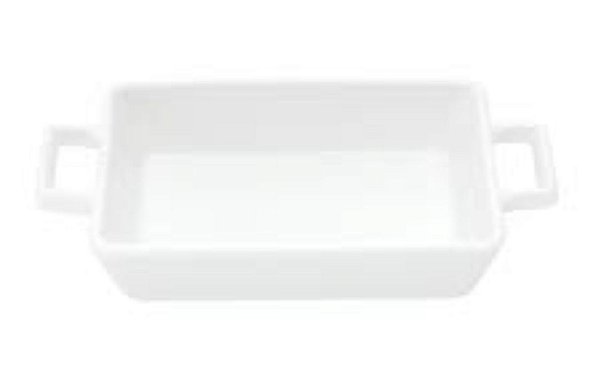 Petisqueira Porcelana Quadrada com Alças