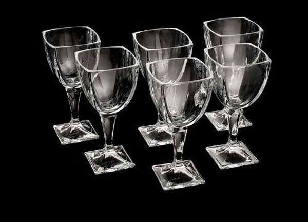 Cj 6 Taças P/ Vinho de Vidro Sodo - Cálcico C/ Titanio Arezzo 270ml - Bohemia