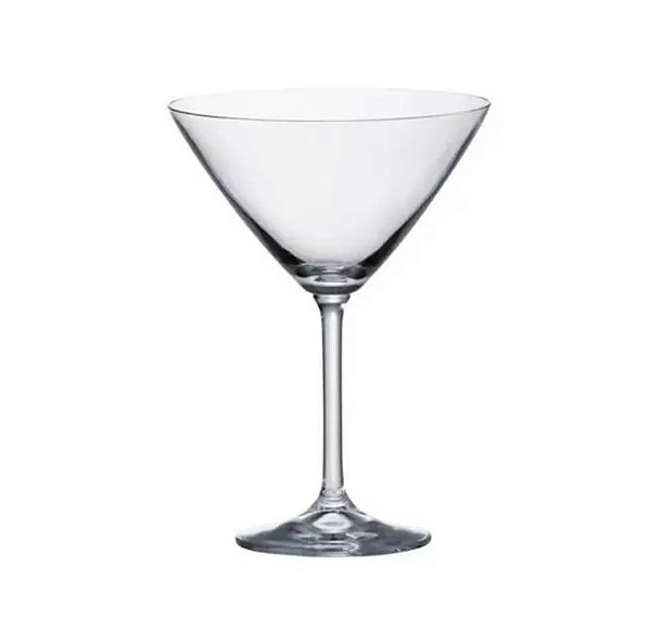 Cj 6 Taças de Cristal P/ Martini Classic 210ml - Oxford