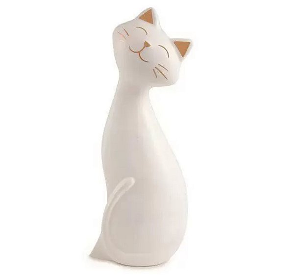 Gato Decorativo em Cerâmica - Mart