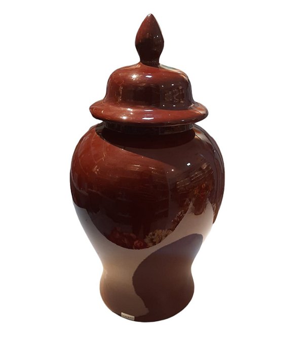Vaso Potiche Cerâmica Alto Marsala - Mazzotti