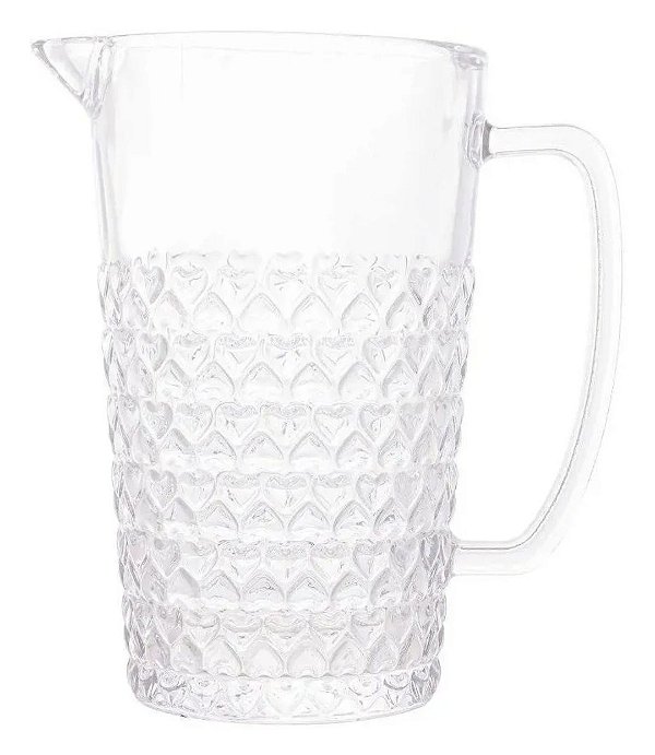 Jarra Vidro Coração 1L - Lyor