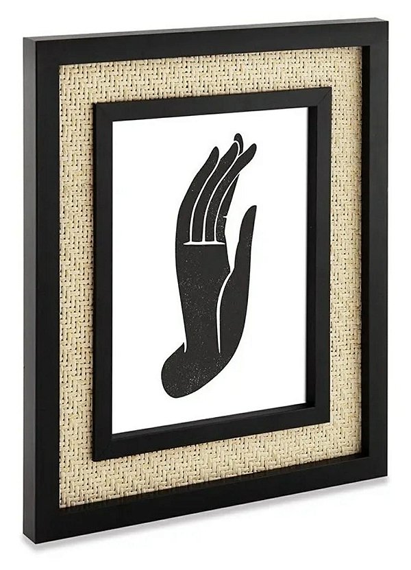 Porta Retrato em MDF com Rattan 20x25 - Mart