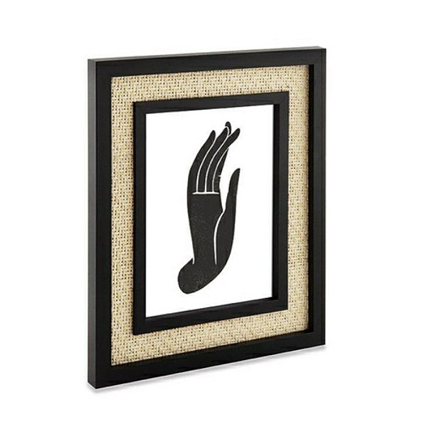 Porta Retrato em MDF com Rattan 10x15 - Mart