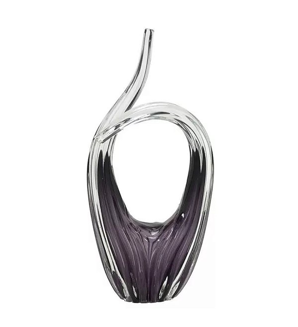 Escultura Decorativa em Vidro 40cm