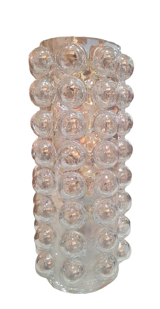 Vaso em Vidro Decorativa Furta  cor 12x27cm