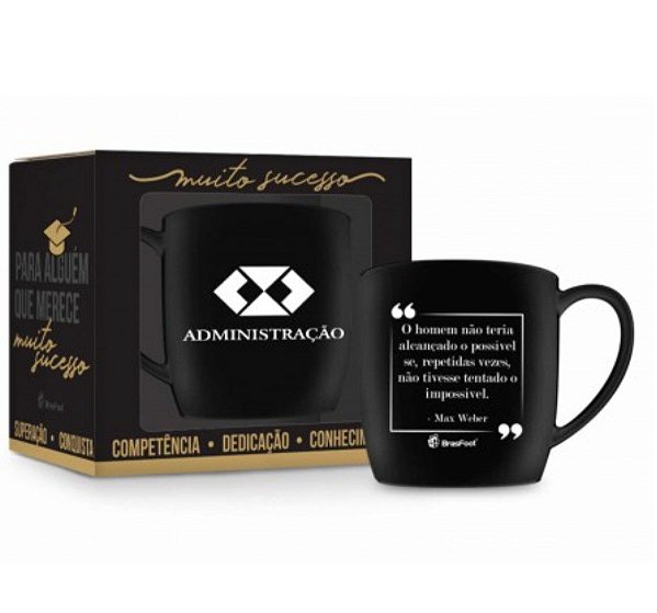 Caneca Porcelana Urban Administração - 360ml