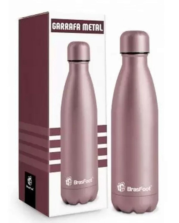 Garrafa Térmica Metal Rosé Gold - 500ml