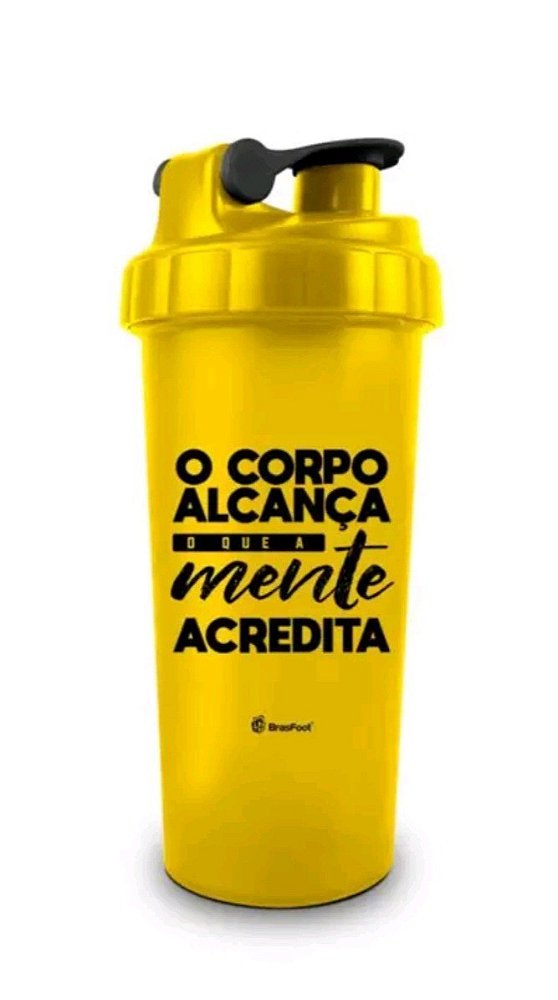 Coqueteleira Frases O Corpo Alcança- 600ml
