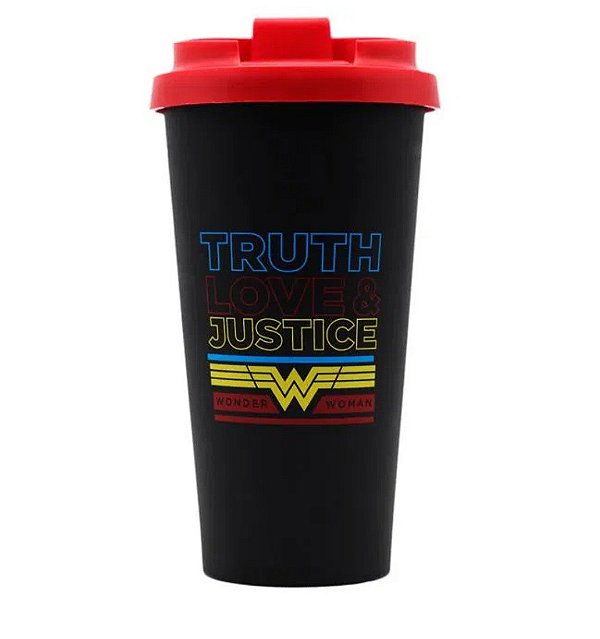 Copo Para Viagem WW84 Wonder Woman Oficial - 500ml