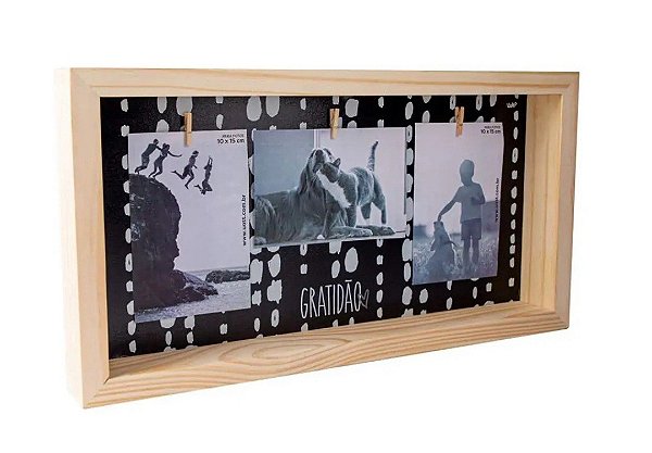 Mural 3 Fotos Clip Natural Colors