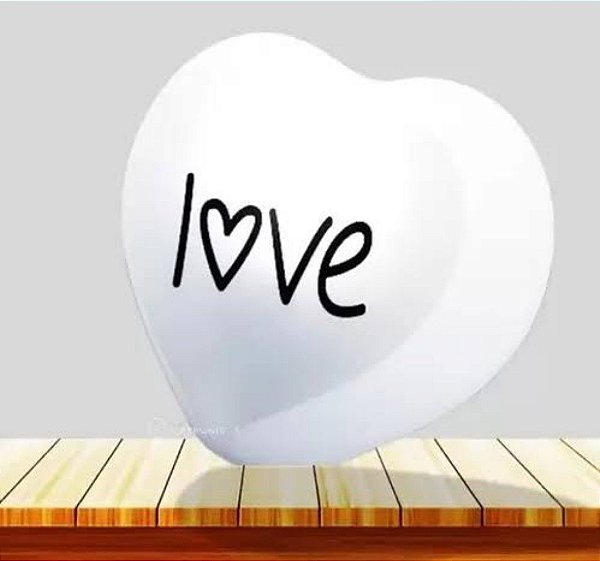 Luminária De Mesa Love