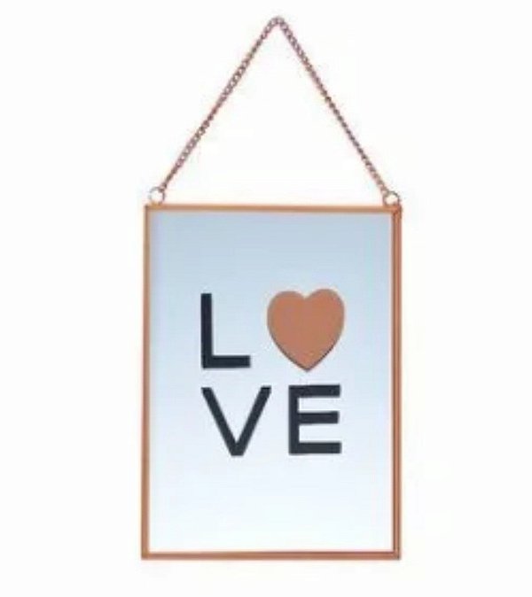Quadro Espelhado Love