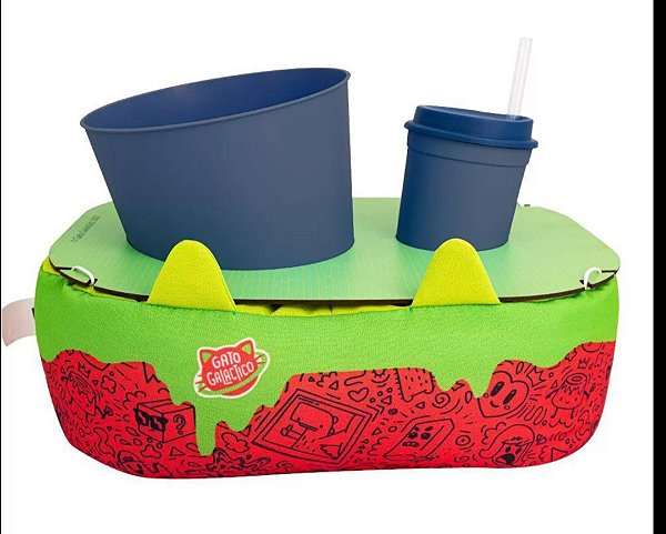 Almofada Para Pipoca Gato Galáctico