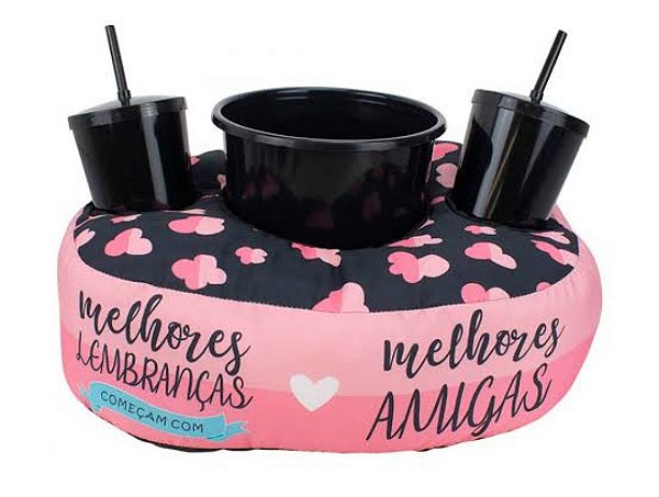 Almofada Para Pipoca Melhores Lembranças, Mehores Amigas.