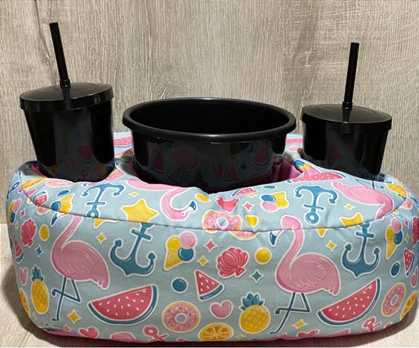 Almofada Para Pipoca Flamingos