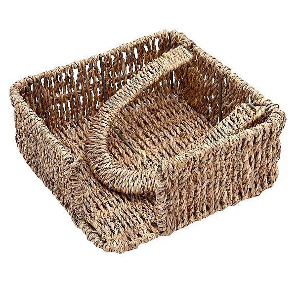 Porta Guardanapo de Sisal Natural 20cm - Wolff