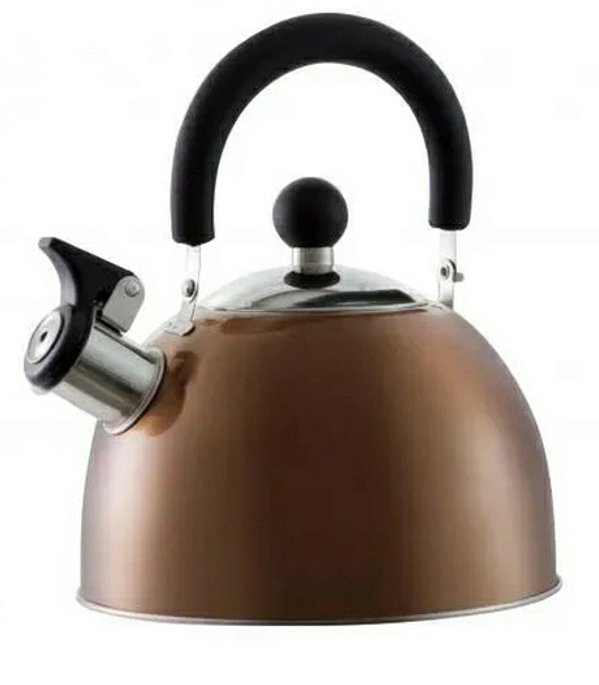 Chaleira Bronze em Inox - Mimo Style
