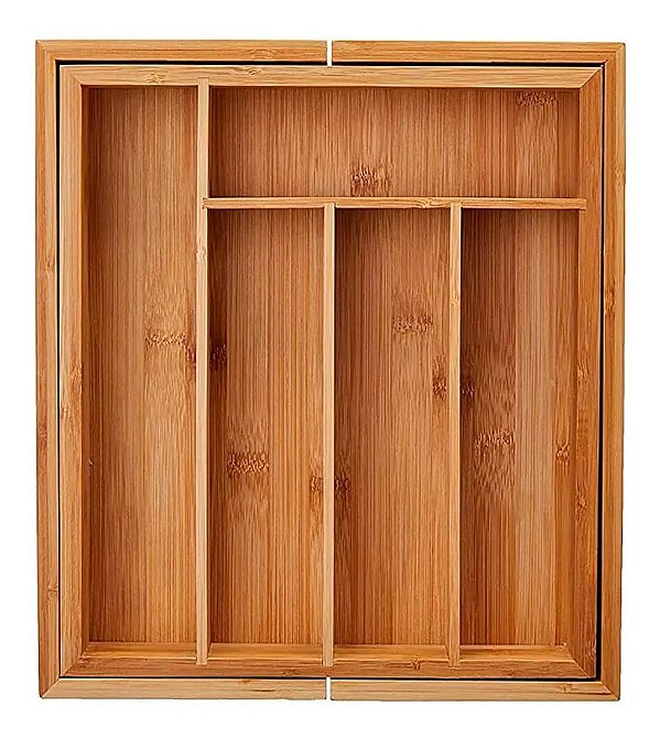 Porta Talher Ajustável Bambu - Yoi