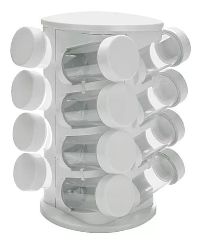 Organizador De Tempero Giratório C/ 16 Pçs - Mimos