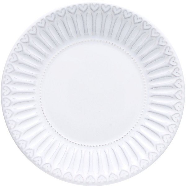 Prato Raso Sollievo Sophie Branco 27cm - Copa & Cia