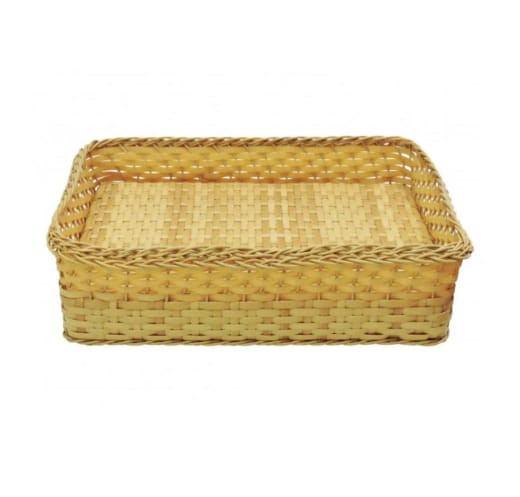 Bandeja Flutuante Retangular 50cm em Vime