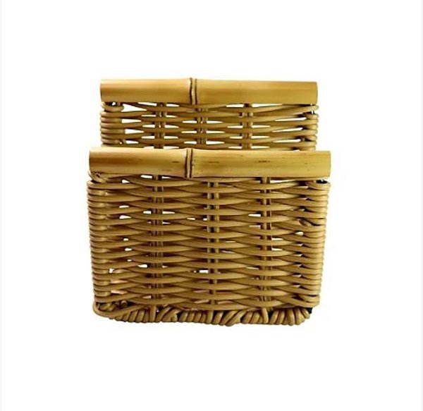 Porta Guardanapo - Vime e Bambu