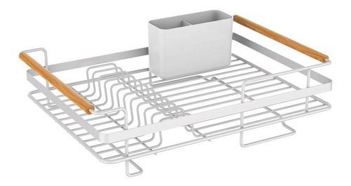 Escorredor de Louças Metalla Branco 44x31,7x13,2cm - Yoi