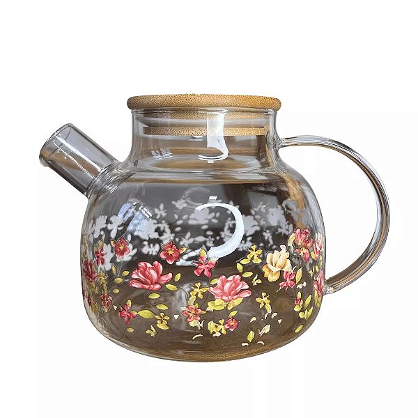 Chaleira Borossilicato c/ Bico Coador Le Jardin 1L