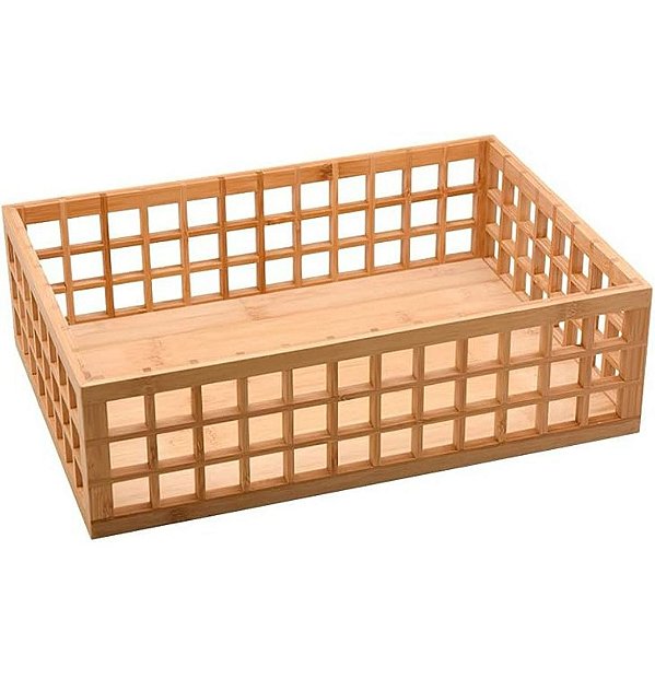 Cesto Vazado de Bambu