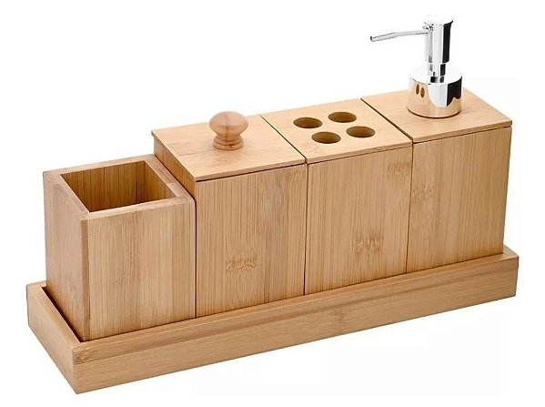 Kit p/ Banheiro 5pcs Ecokitchen