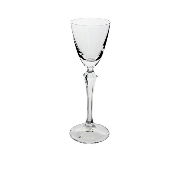 Jogo de 6 Taças Para Licor Elizabeth em Cristal Ecológico 70ml A19cm