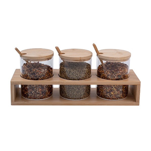 Kit 3 Potes de Tempero 300ml