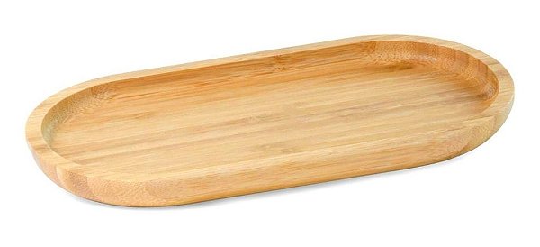 Bandeja Oval de Bambu 24cm