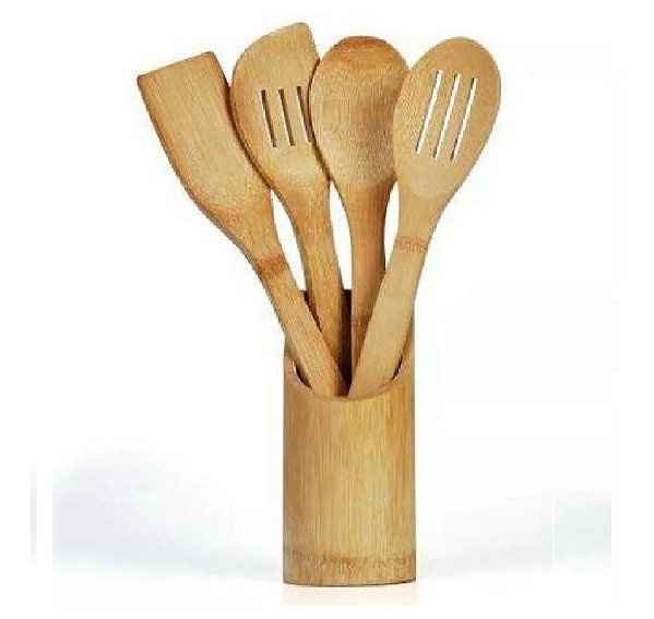 Kit de Utensílios Bambu Ecokitchen 5pcs