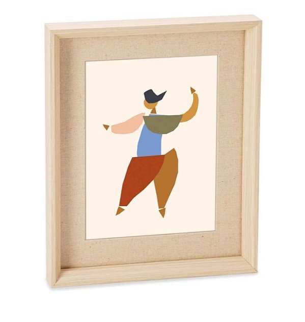 Porta Retrato 15X20 em MDF Com Linho 15710 Mart