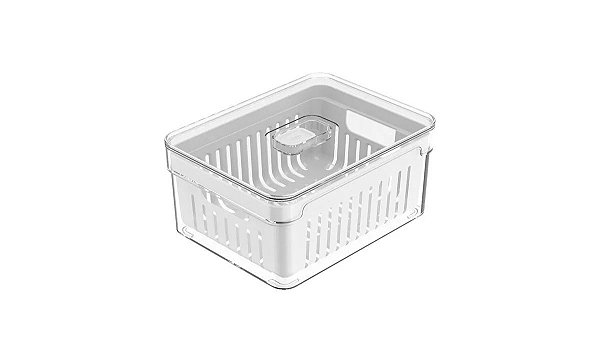 Organizador Clear Fresh 2,2L com  Cestos - Ou
