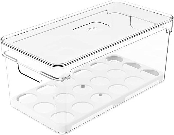Organizador de Ovos Clear Fresh 36 Uni  Porta Ovos