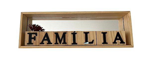 Nicho Cubos  Familia  Espelhado  Preto Pinus  Luxo