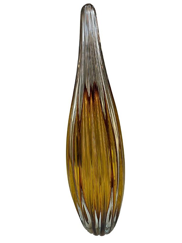 Escultura De Murano Gota Pingo De Água 51cm