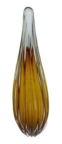 Escultura De Murano Gota Pingo De Água 41cm