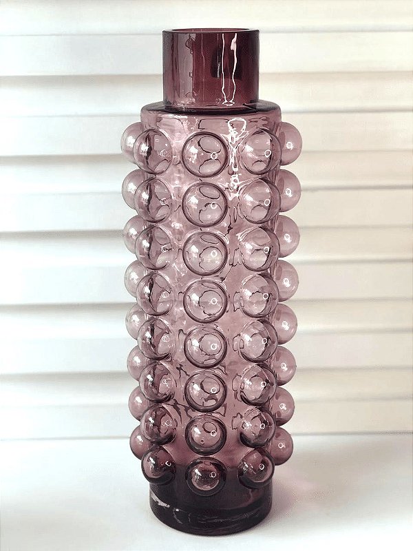 Vaso Bolinha  Bico  Lilas G