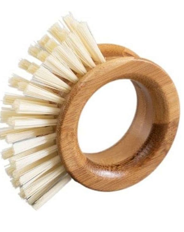 Escova de Frutas e Legumes de Bambu