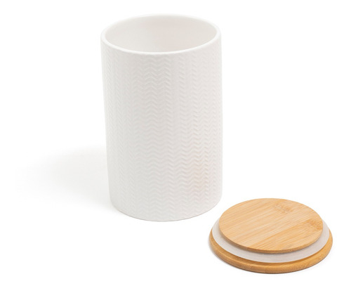 Pote Zig Zag Dolomita c/ Tampa de Bambu 1,5L