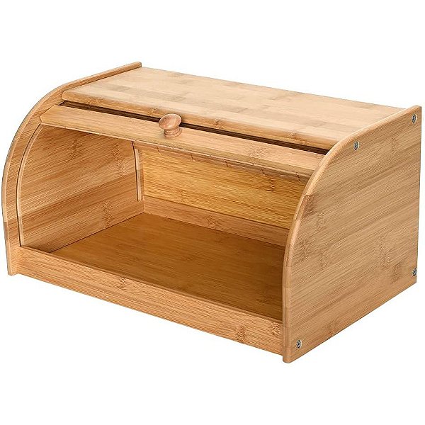 Porta Pão c/Tampa Retratil Ecokitchen